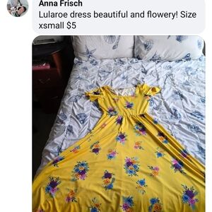 Yellow Floral Dress